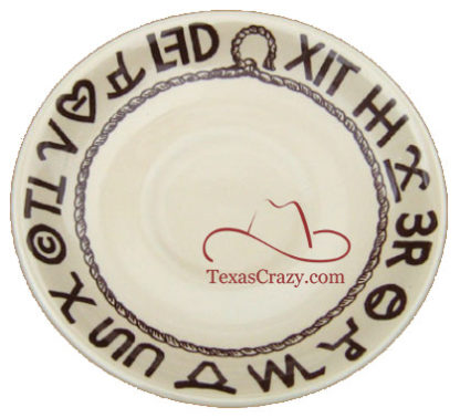 05 rodeo pattern 6 inch saucer