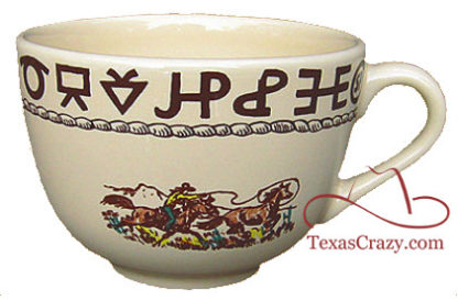 07 rodeo pattern 12 oz soup cocoa mug