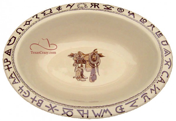 Texas Crazy | Extra Boots and Saddle China Dinnerware