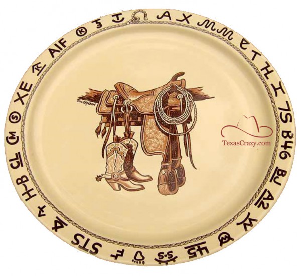 Texas Crazy | Extra Boots and Saddle China Dinnerware