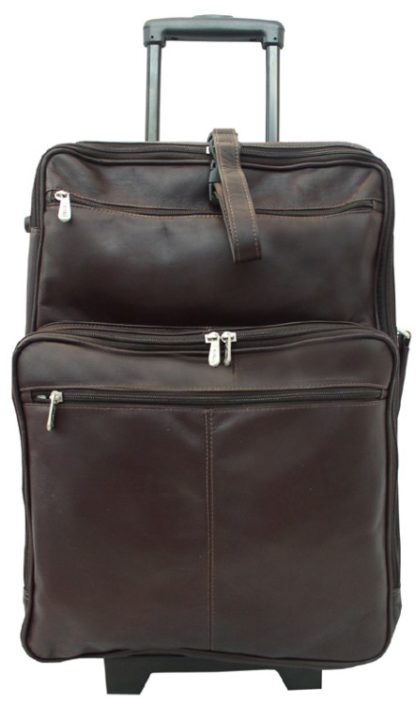 2020 upright suitcase chocolate f