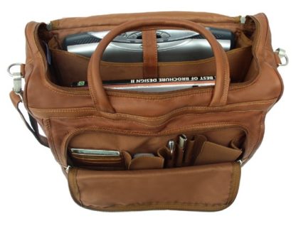 Soft Leather Computer Carryon Bag - Image 4