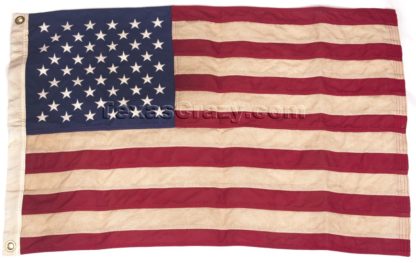 2 x 3 antiqued us flag