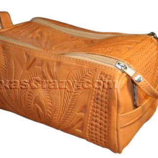 320 natural tooled leather utility kit