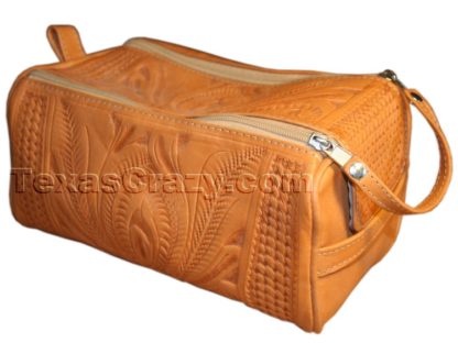320 natural tooled leather utility kit