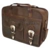 Western Tooled Leather Computer Briefcase