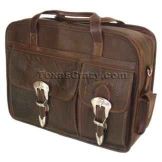 370 Western Tooled Briefcase