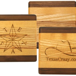 401 Texas Square Wood Cutting Board