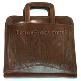 572 tooled leather portfolio binder