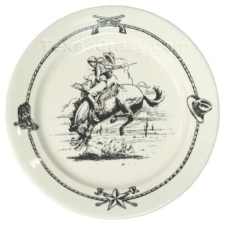 Sky Ranch Salad Plate in Black