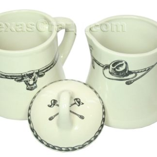 Sky Ranch Sugar Creamer Set in Black