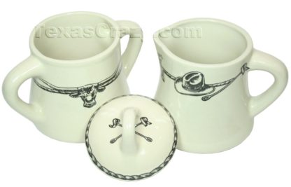 Sky Ranch Sugar Creamer Set in Black