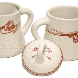 Sky Ranch Western Sugar Bowl Creamer Set