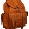 Extra Large Tooled Leather Backpack