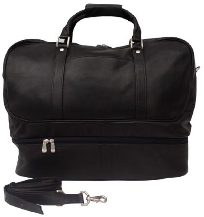 8965 leather sports bag black f