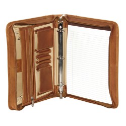 9014 saddle zip binder organizer interior