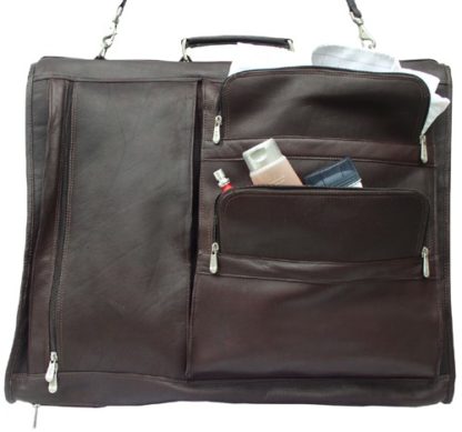 9116 five suit garment bag chocolate f