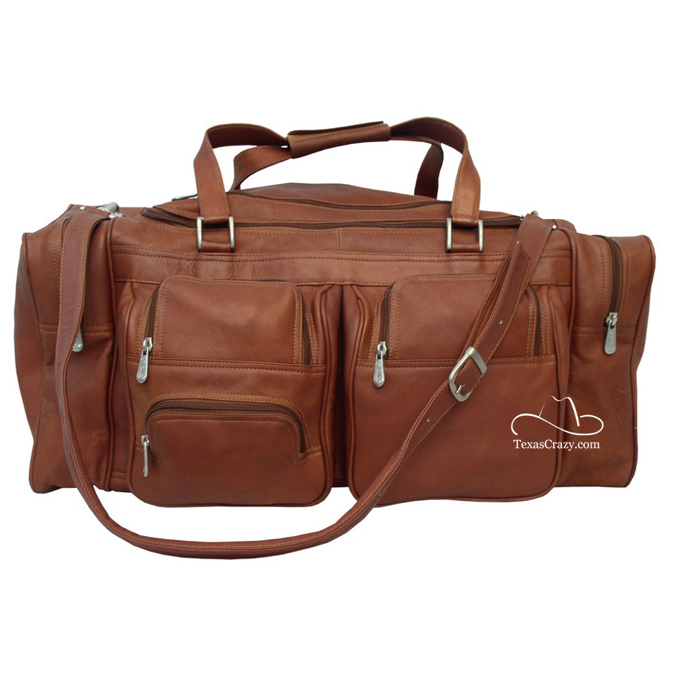 Buy Leather Texas Deluxe Duffel Bag Piel Leather 9122