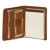 Leather Organizer Zip Padfolio