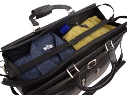 Texas Leather Carpet Bag - Image 4
