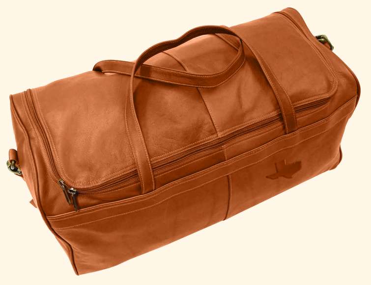 Leather Army Duffel Bag - High On Leather