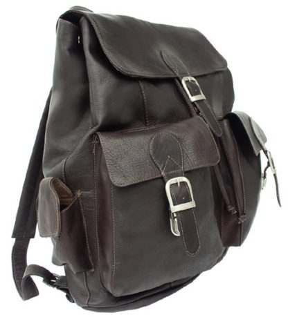 9726 drawstring backpack chocolate f