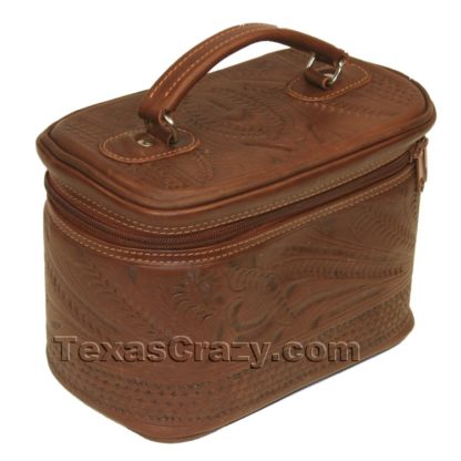 991 tooled cosmetic case dark brown f