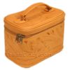 Tooled Leather Cosmetic Train Case