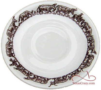 Longhorn Pattern 6 inch saucer only # 05