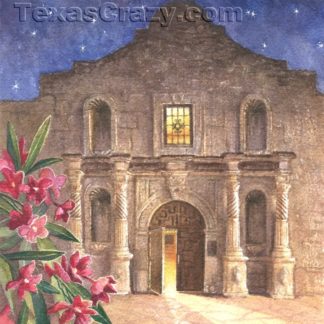 Alamo at Night Mauldin Alamo Art