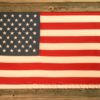 USA American Flags Framed