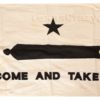 3 x 5 Tea Stained Gonzales Texas Battle Flag