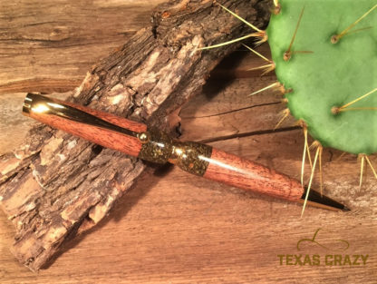 cactus mesquite wood pen custom made in texas