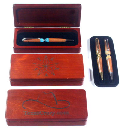 Add company logo on custom pen gift box