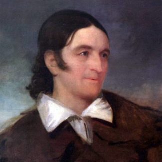 Davy David Crockett art print Chapman