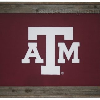 Framed Texas A&M Flag