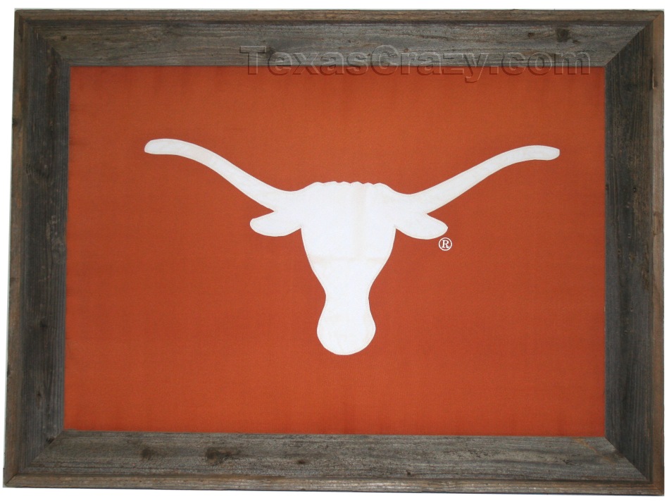 Custom Framed Texas Longhorns Flag University Wall Decor Custom Framed Texas Longhorns Flag