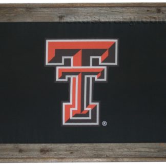 Custom Framed Texas Tech Flag