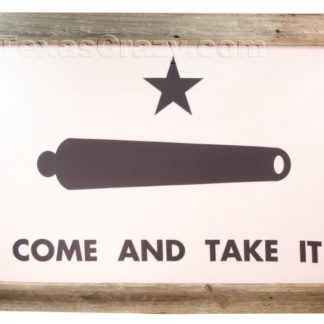 Gonzales Come and Take it flag framed