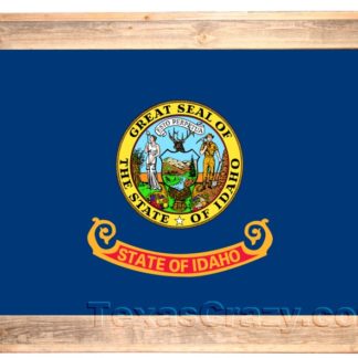 Texas Crazy | 2 X 3 Idaho State Flag Framed Texas Crazy | 2 X 3 Idaho State Flag Framed