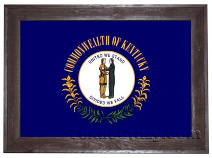 2 X 3 Kentucky State Flag Framed - Image 2