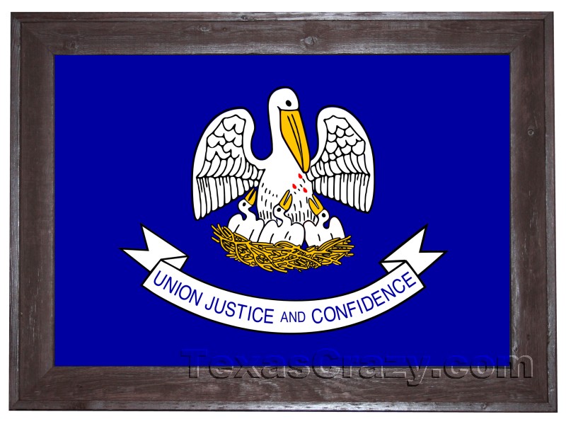 thumbnail image 2 of Louisiana State Flag Vinyl Sticker Decal – 5-Year Outdoor, Glossy Finish, Made In USA 2 of 4