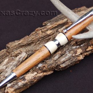 Texas mesquite antler custom wood pen
