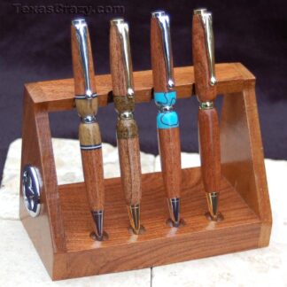 mesquite pen set with stand 4 pens