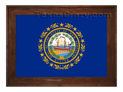 2  X 3 Framed New Hampshire State Flag - Image 2