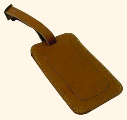 optional leather id tag saddle f