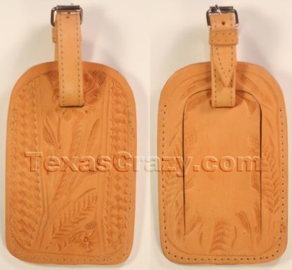 optional luggage tag in natural f