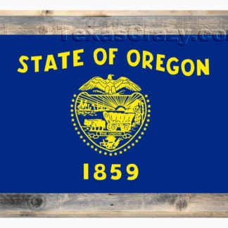 Texas Crazy | 2 X 3 Framed Oregon State Flag Texas Crazy | 2 X 3 Framed Oregon State Flag