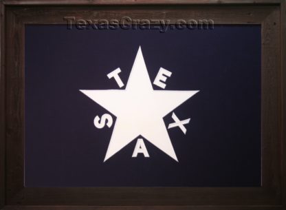republic of texas flag dark f