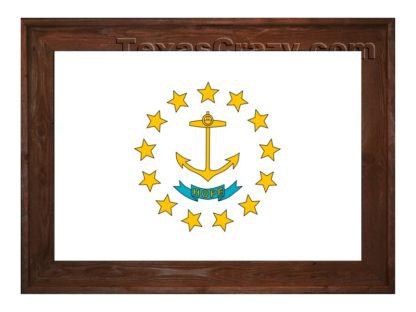 2  X 3 Framed Rhode Island State Flag - Image 2